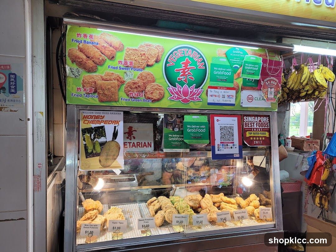 Vegetarian Fried Snacks Stall