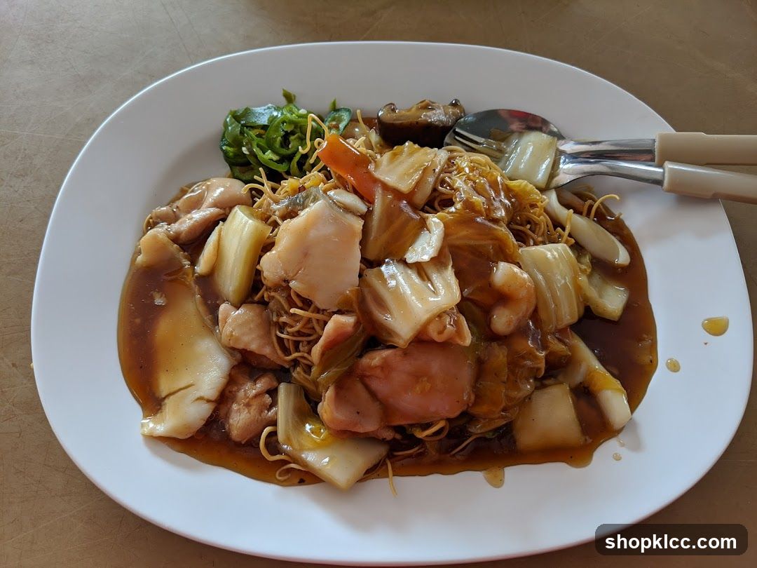 Seafood and Noodle Dish
