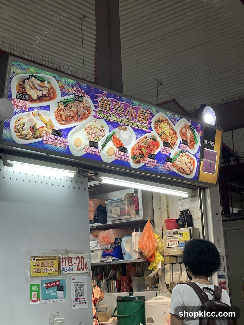 Wong Hing Kitchenette Menu