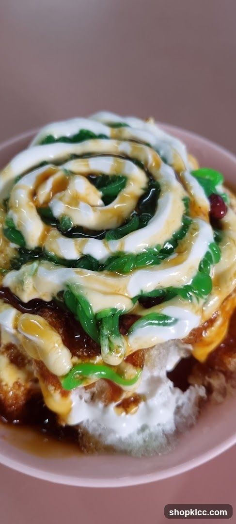 Dessert with Shaved Ice