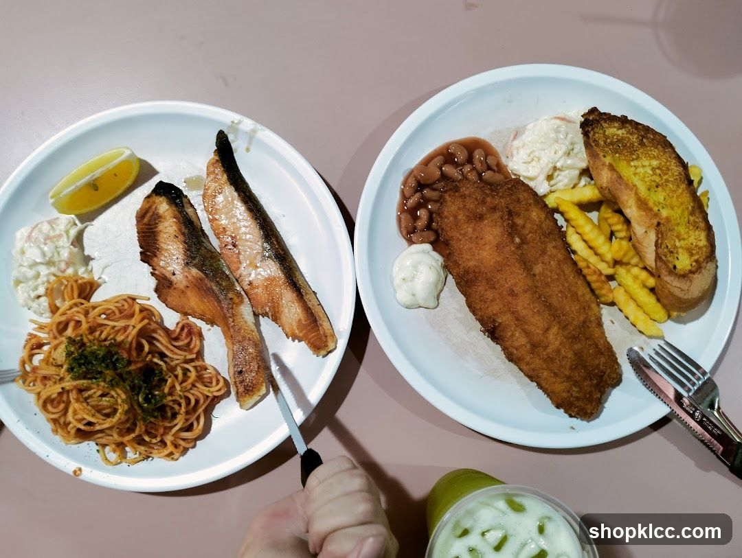 Two Plates of Fish and Chips