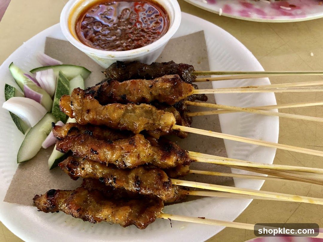 Satay Skewers with Peanut Sauce