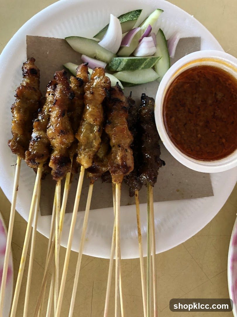 Satay Skewers with Peanut Sauce