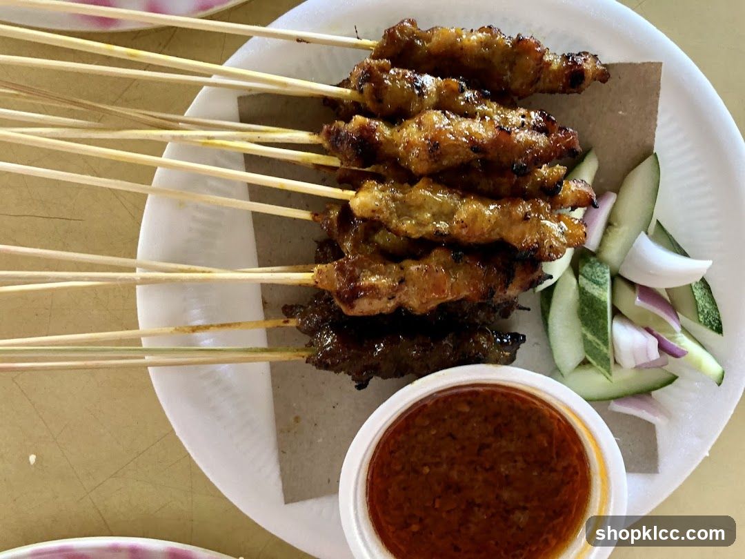 Satay Skewers with Peanut Sauce