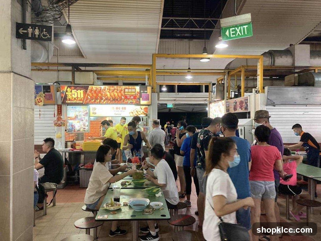 Busy Food Court