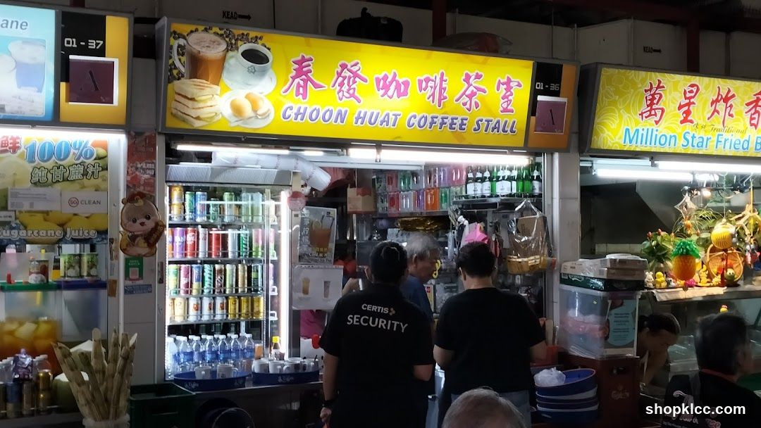 Coffee Stall and Fried Food Stall