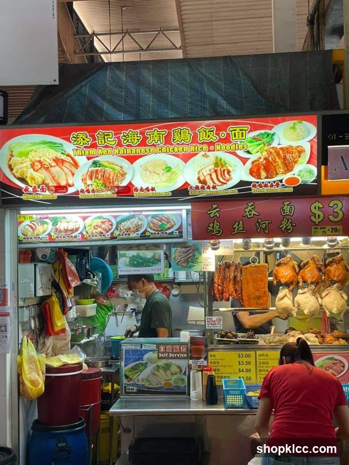 Thiam Kee Hainanese Chicken Rice • Noodles