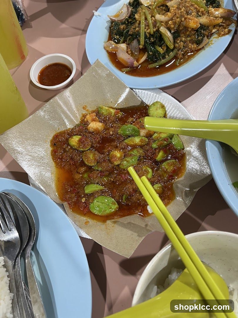 Stir-fried Petai with Shrimp