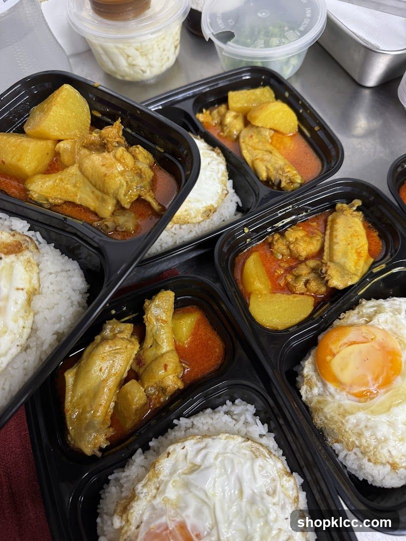 Takeaway Curry Chicken with Rice