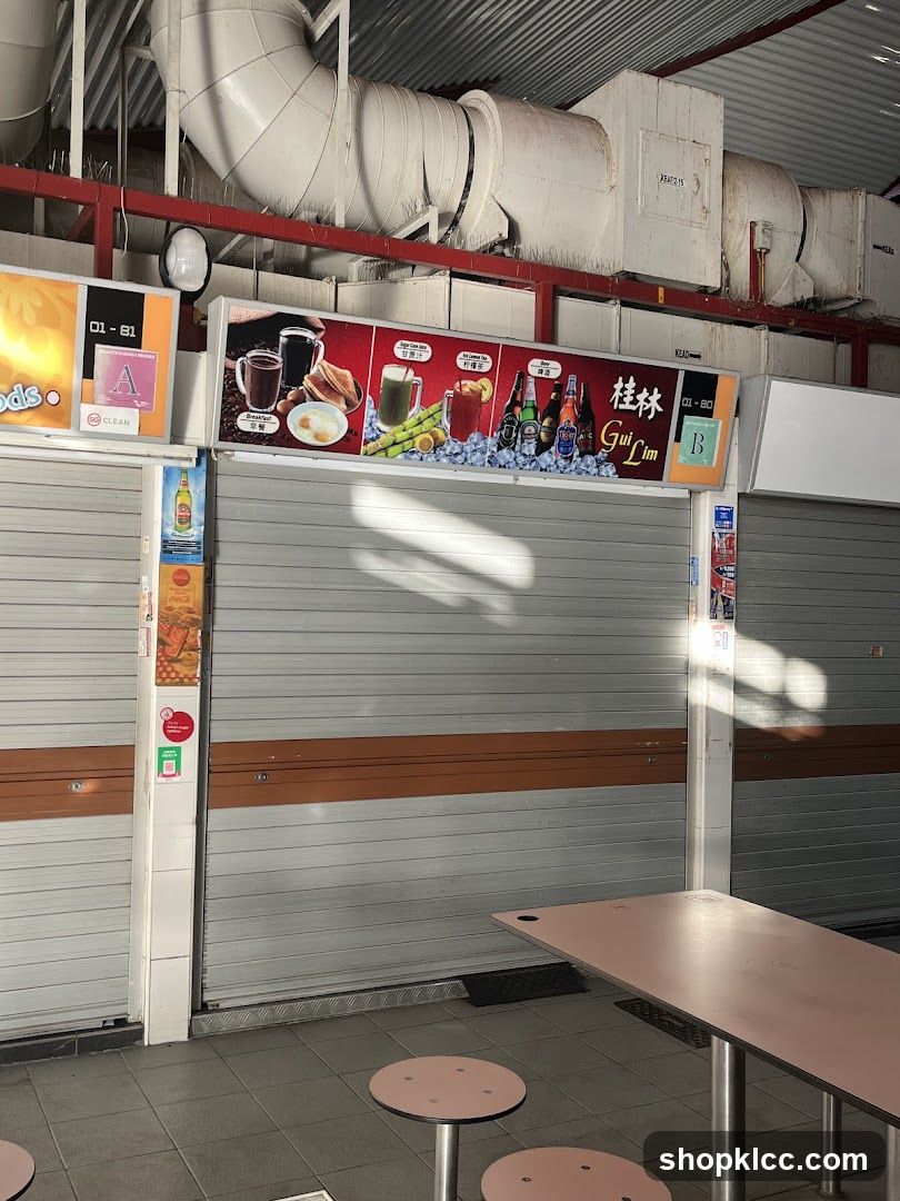 Food Stall Signage