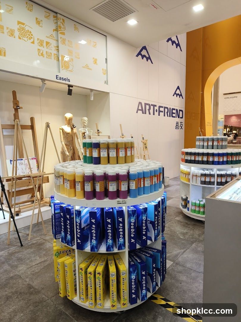 Art Supply Store Display