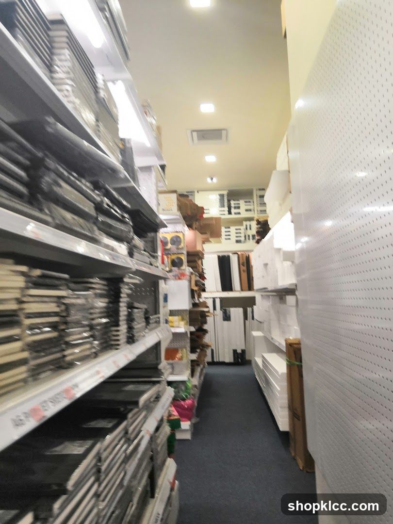Art Supply Store Aisle