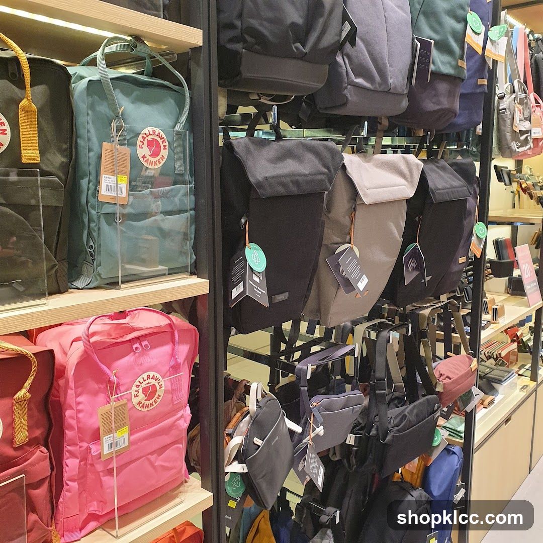 Backpacks and Bags Display