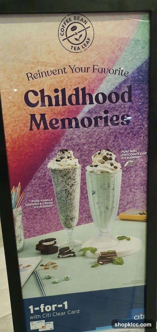 The Coffee Bean & Tea Leaf "Childhood Memories" Promotion
