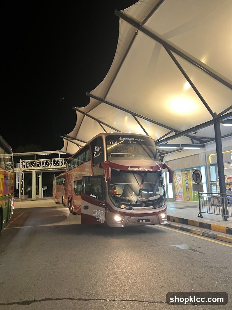 Buses at a Station
