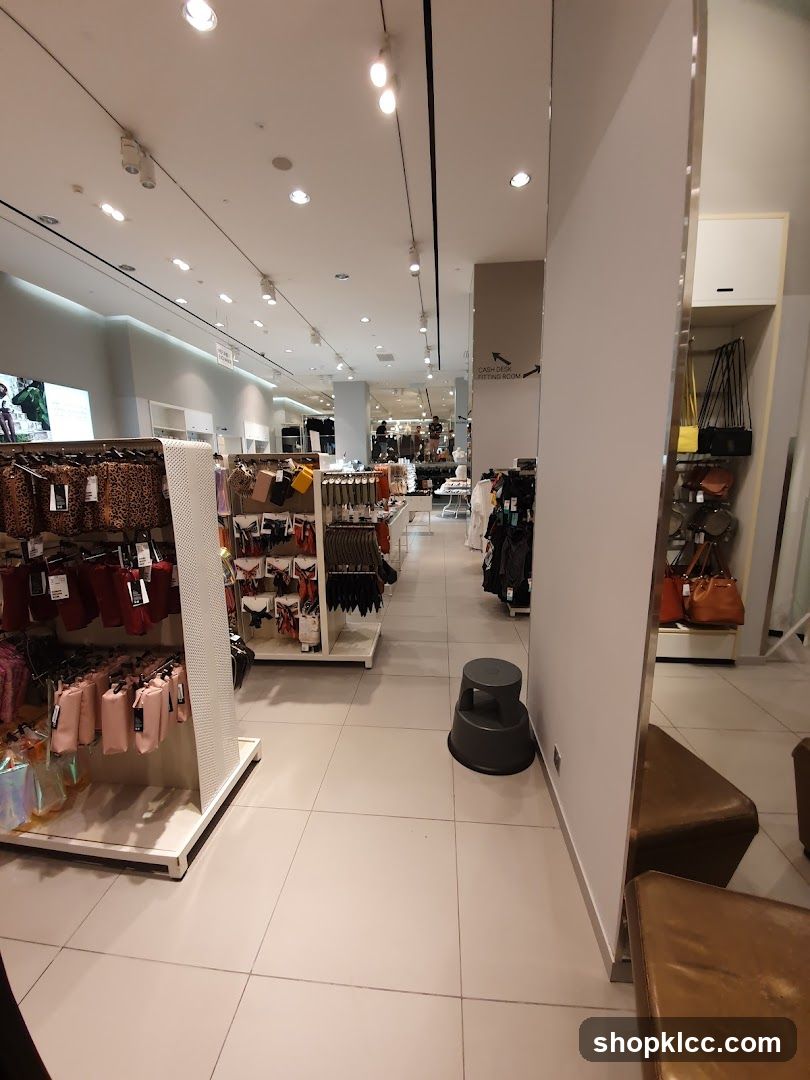 Clothing store interior