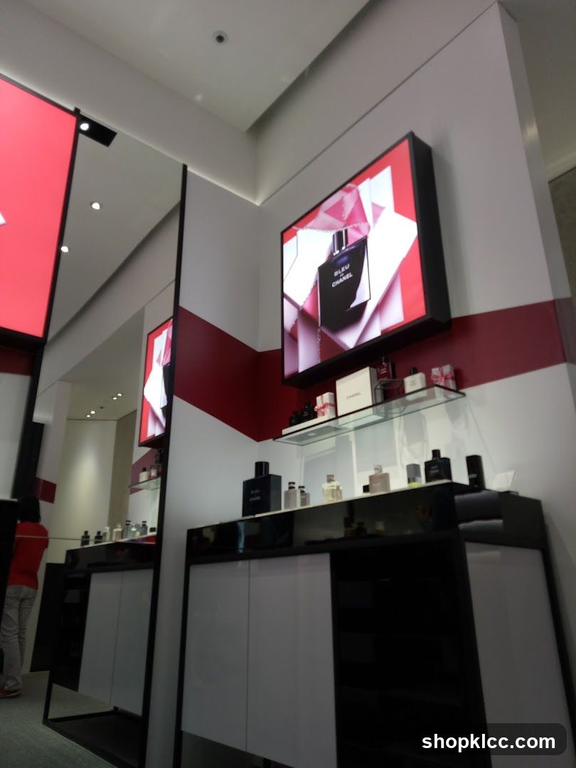 Chanel Perfume Display