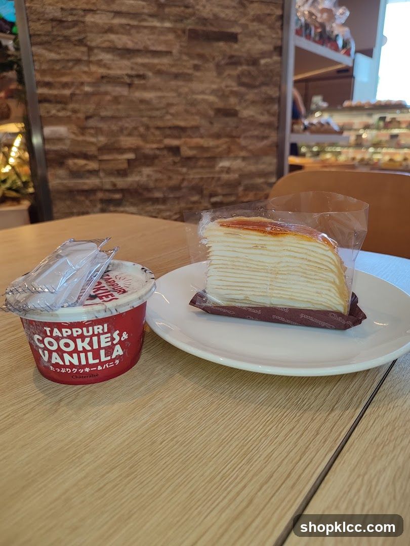Dessert on a table