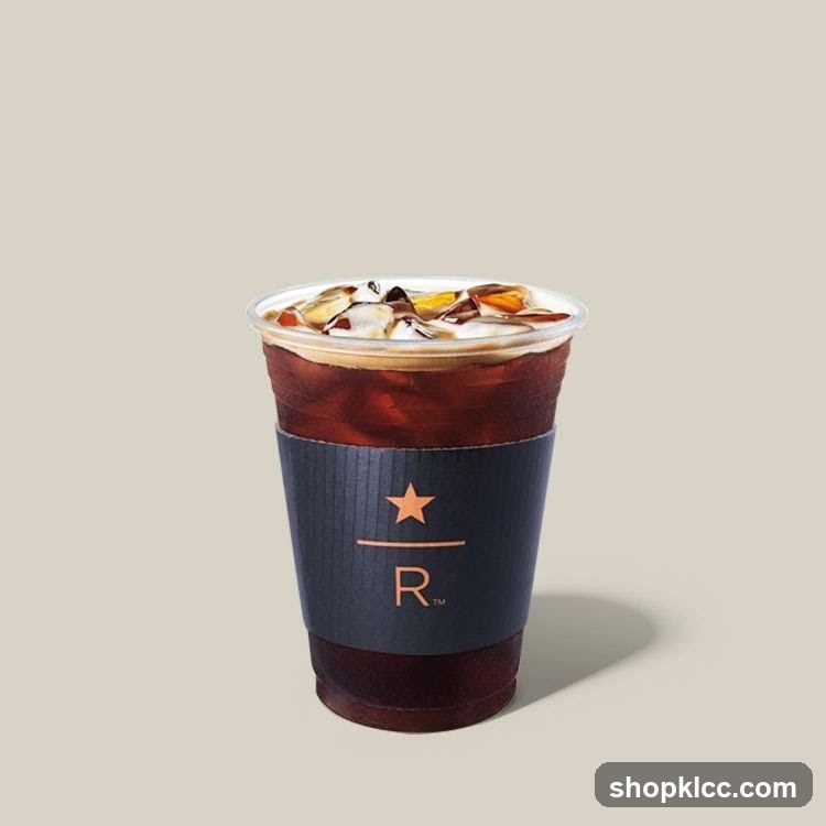 Starbucks Reserve iced coffee
