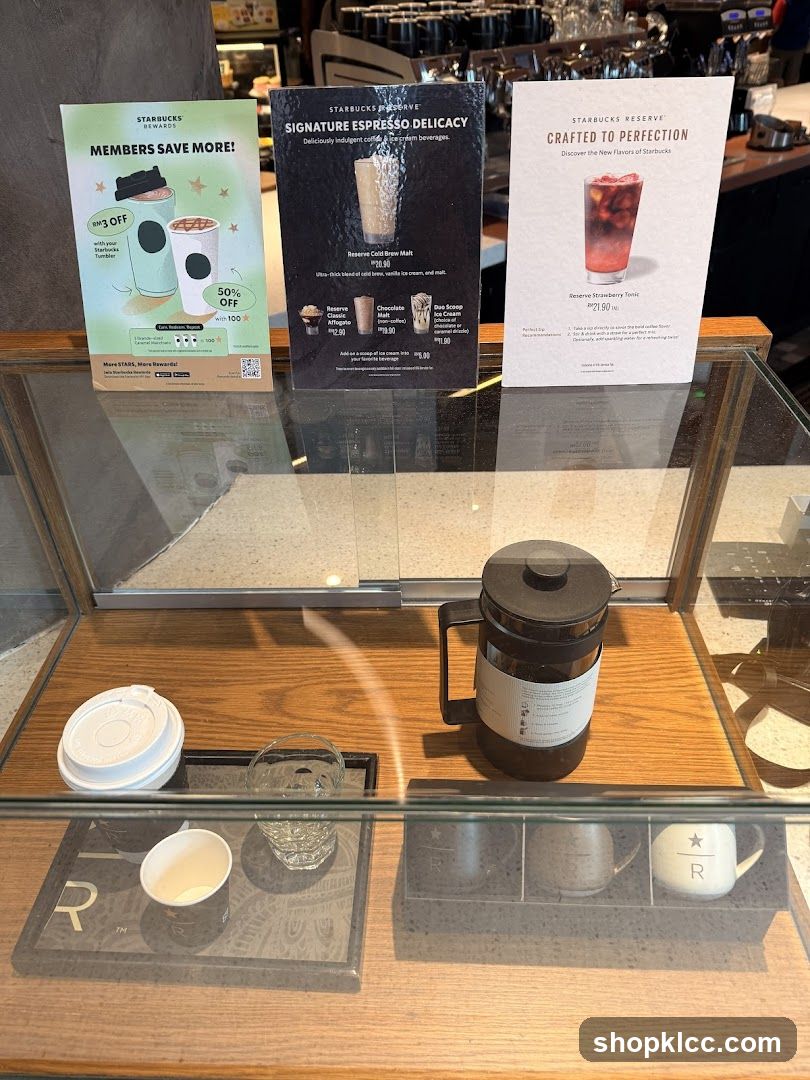Starbucks Display Counter