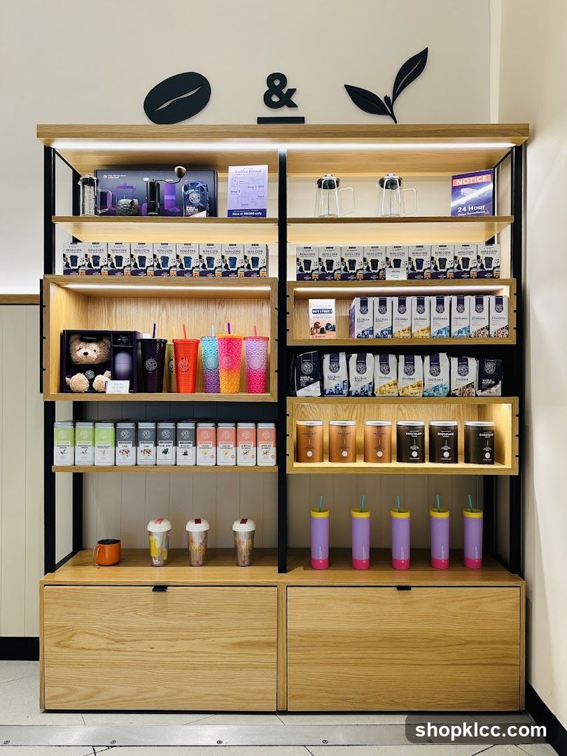 Coffee Shop Merchandise Display