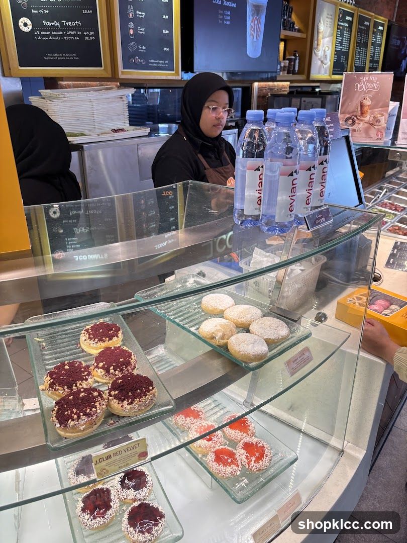 Donuts and Drinks Display