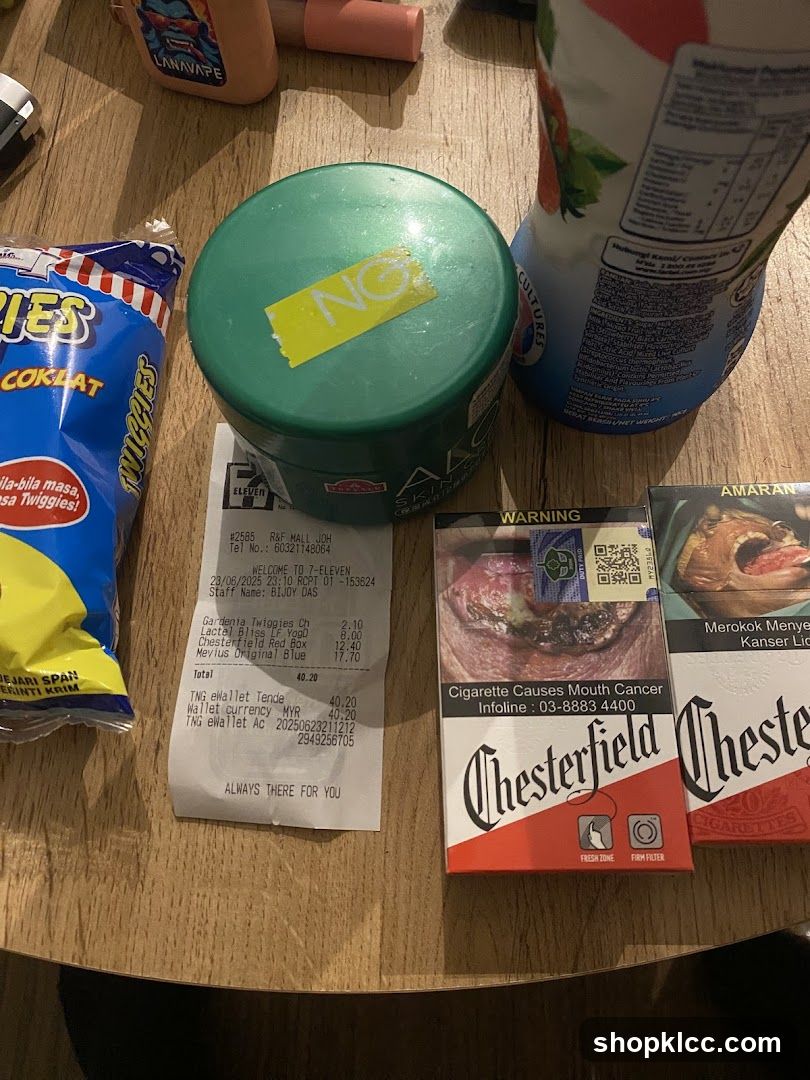 Shopping Items on Table
