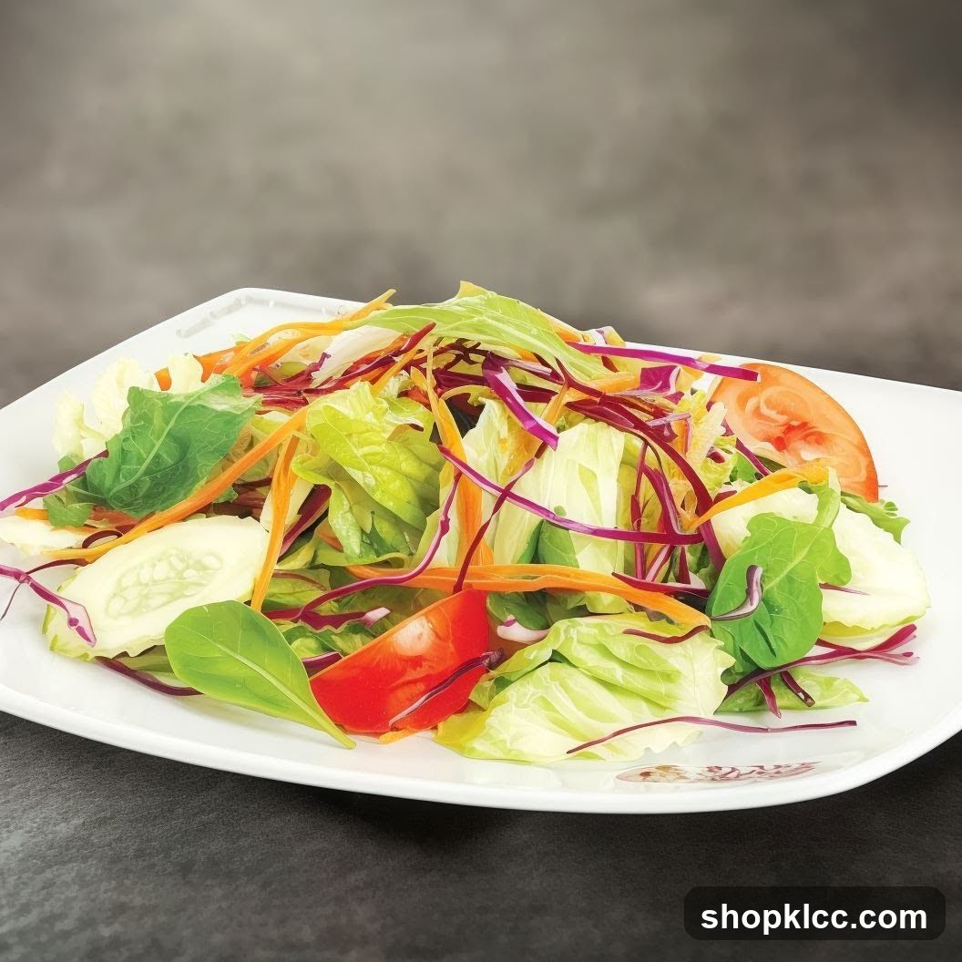 Salad on Plate