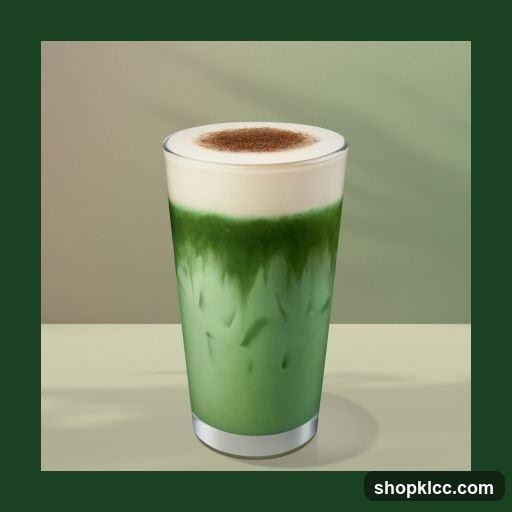 Matcha Drink Product Shot