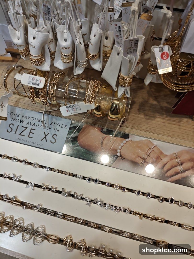 Jewelry Display in Store