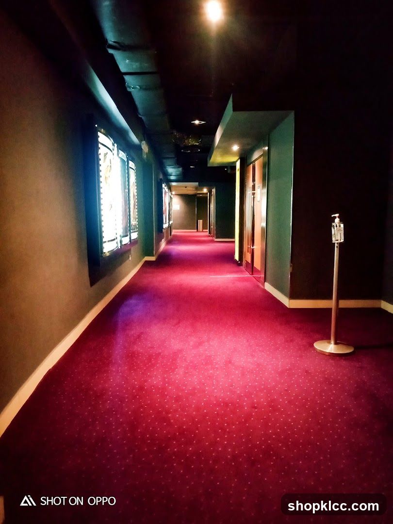 Hallway with Red Carpet