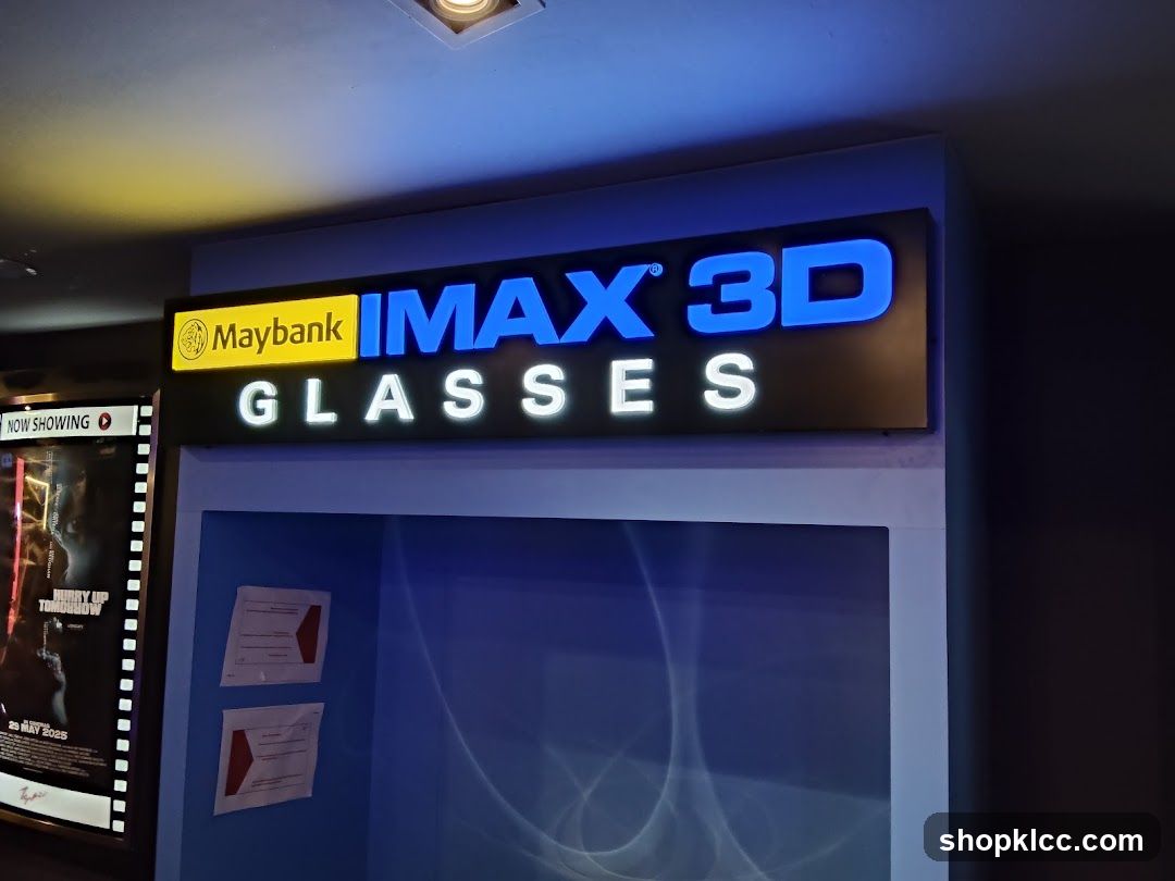 IMAX 3D Glasses Sign