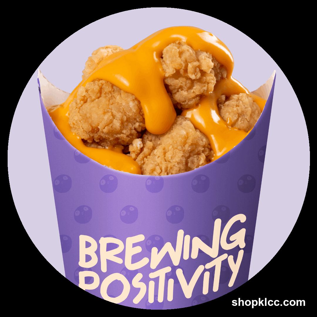 Fried Chicken Bites with Cheese Sauce
