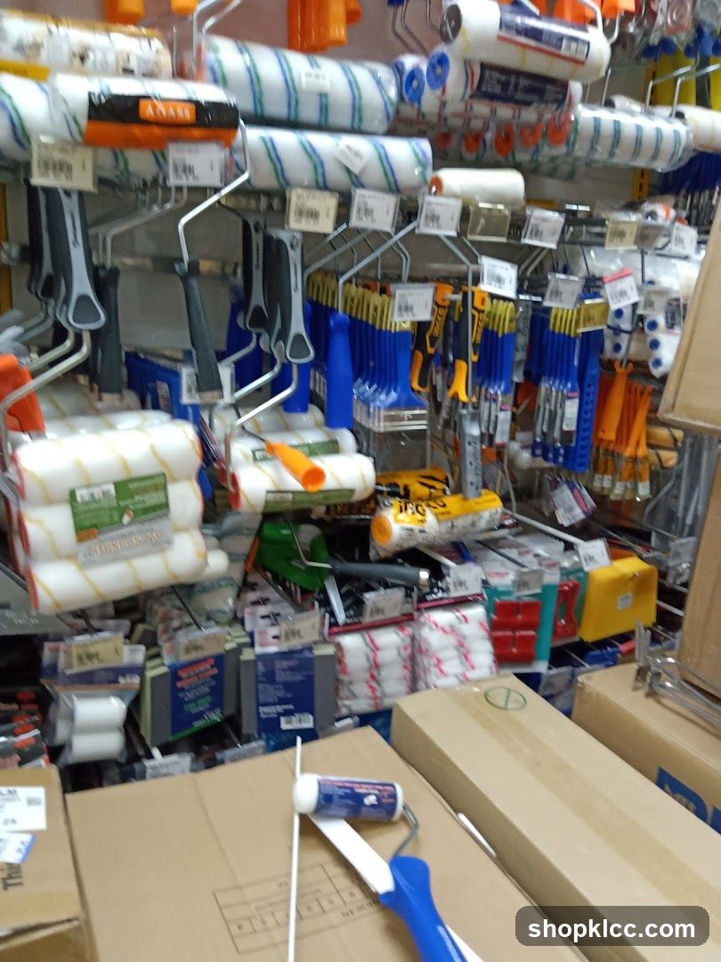 Paint Rollers and Brushes