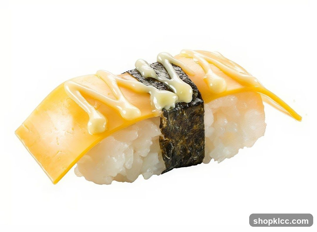 Sushi with Cheese and Mayonnaise