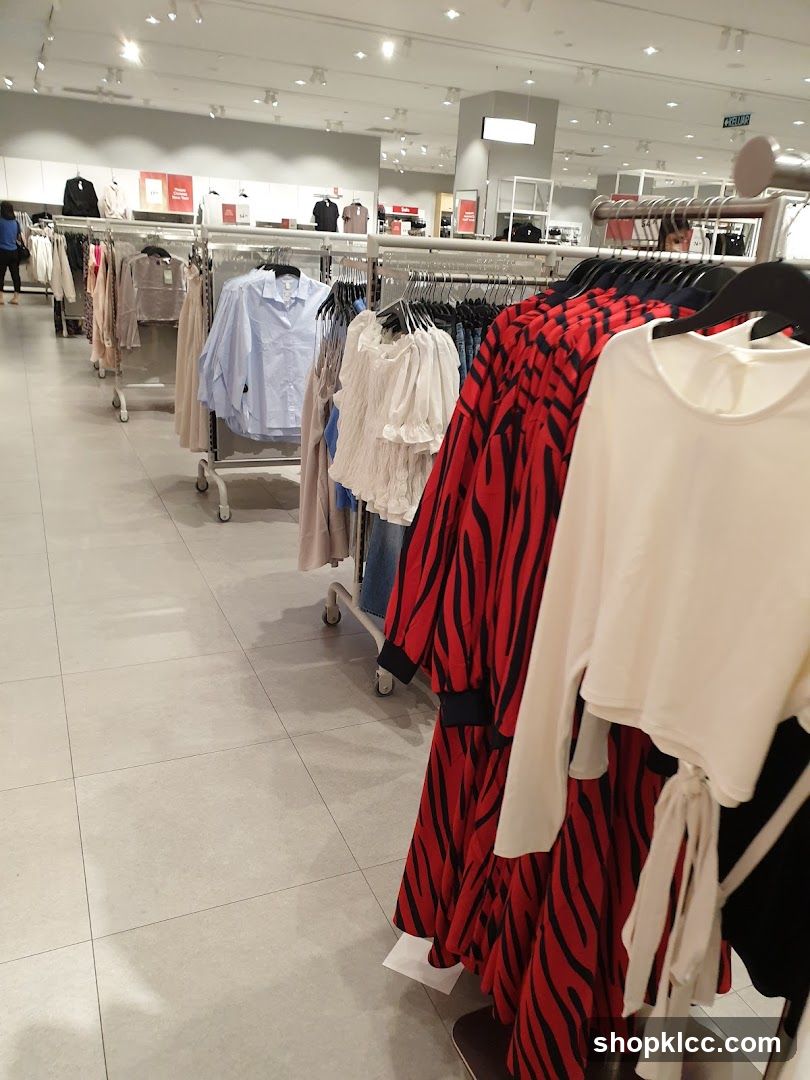 Clothing store interior