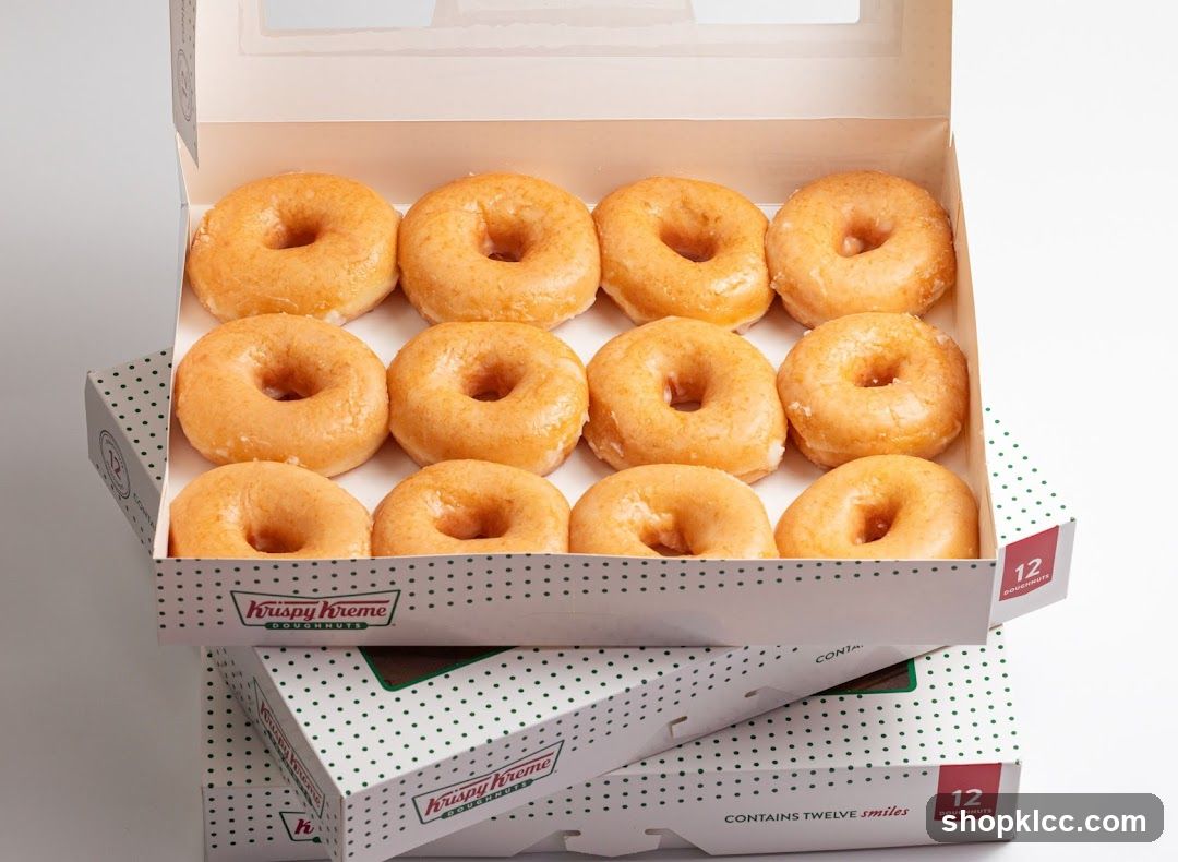 Krispy Kreme Donuts Box