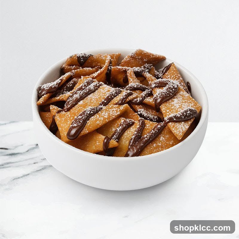Churro Bites with Chocolate Drizzle