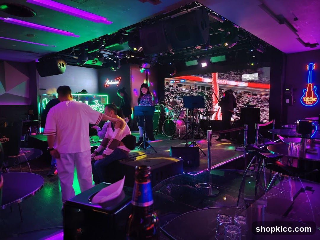 Karaoke or Live Music Venue Interior