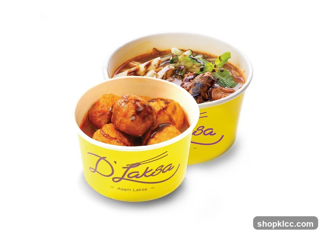 Asam Laksa and Fried Balls