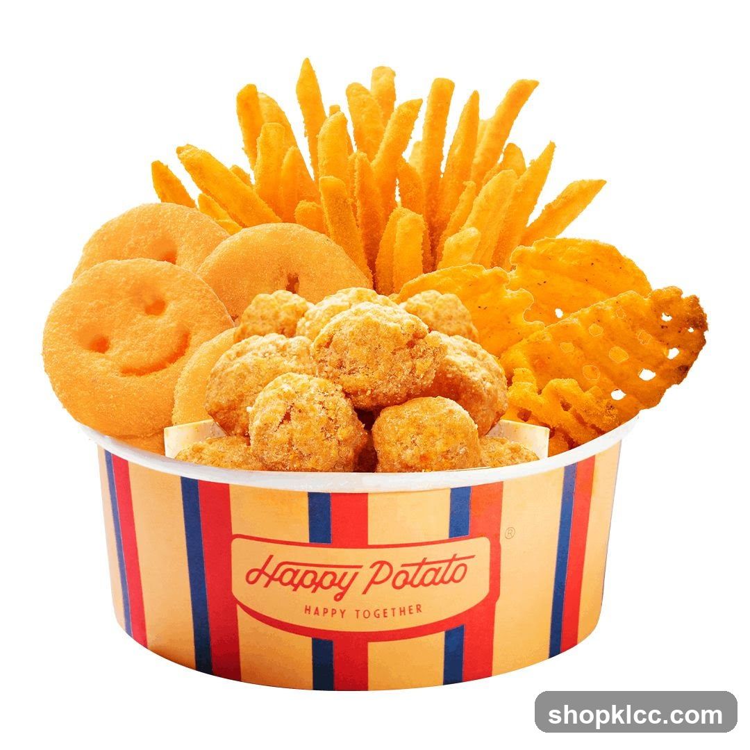 Happy Potato Snack Bucket