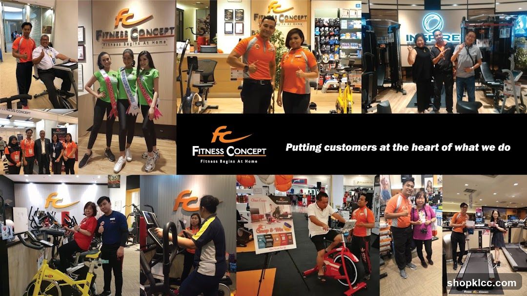 Fitness Concept Store Collage