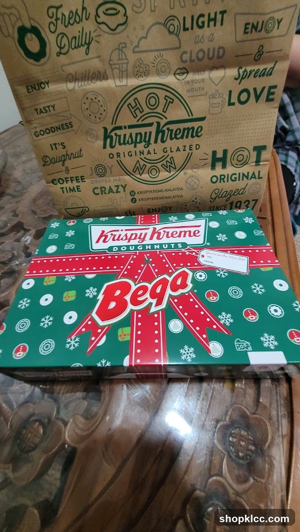 Krispy Kreme Doughnuts Box and Bag