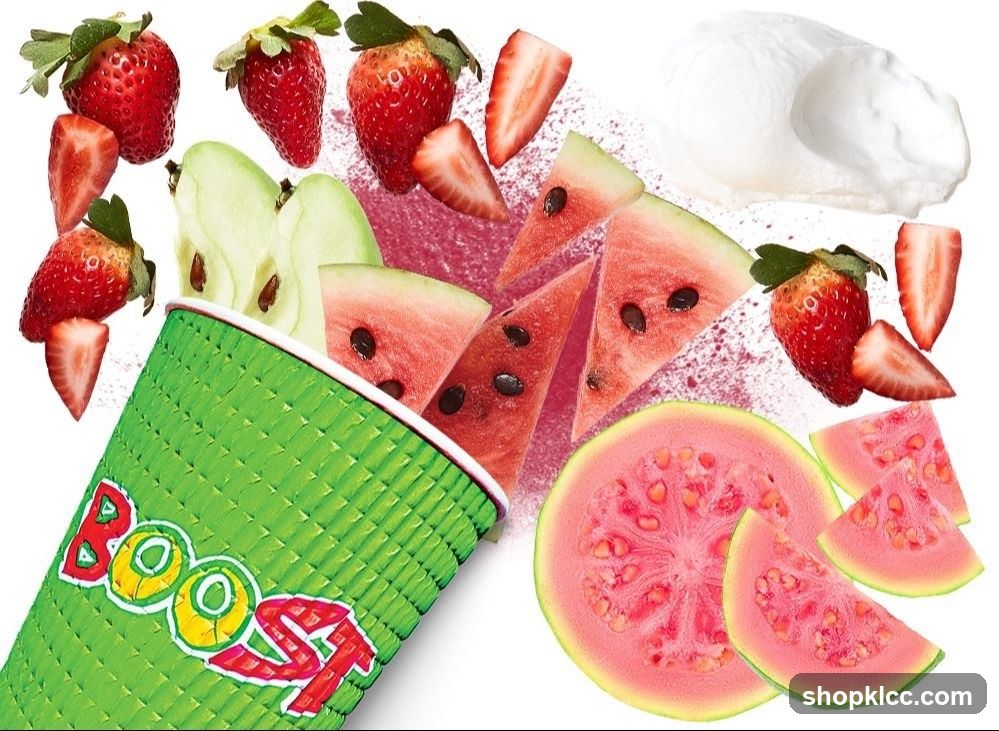 Boost Fruit Collage