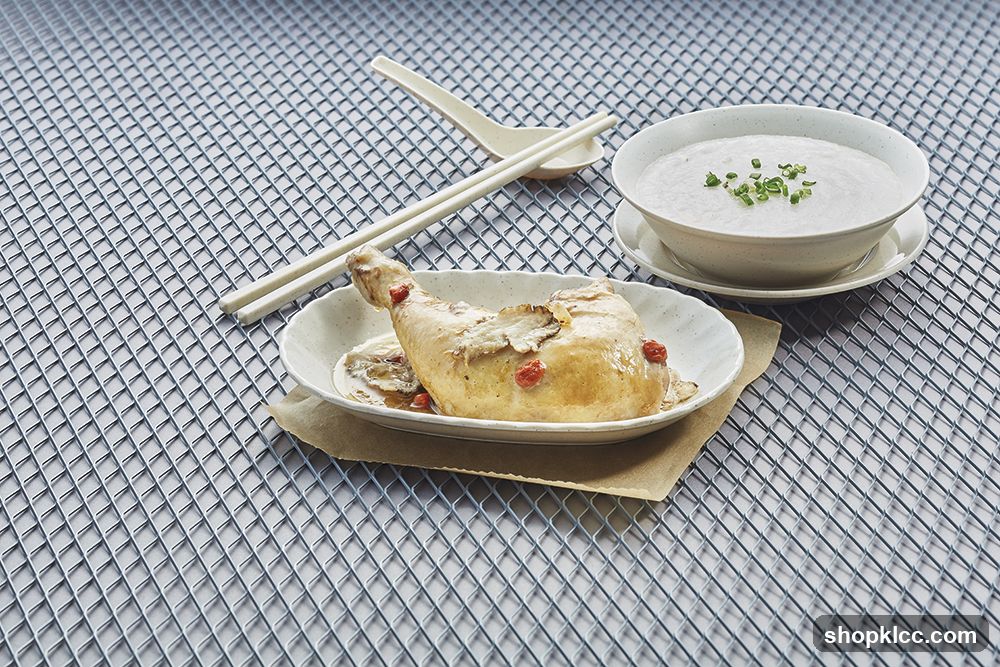 Congee and Chicken Leg