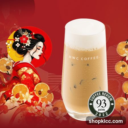 HWC Coffee Drink with Geisha Illustration