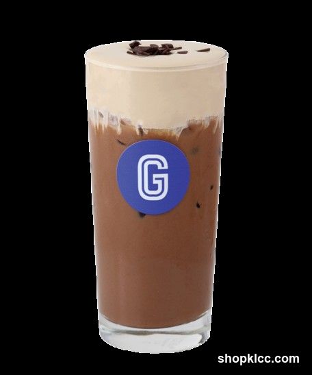 Chocolate Drink with Cream Topping