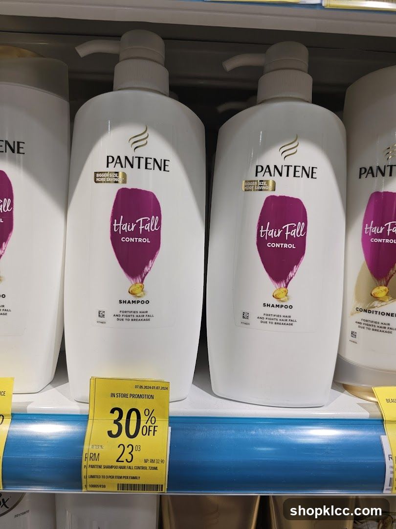 Pantene Hair Fall Control Shampoo Promotion