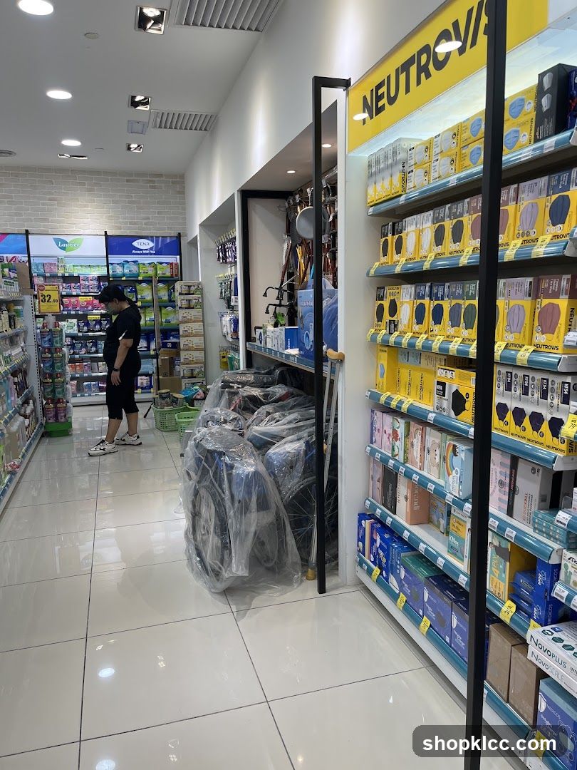 Store Interior with Shelving