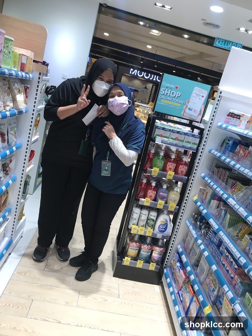 Two women in a store